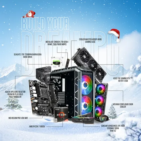 PC build advertisement